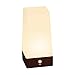 Produktbild Signstek Wireless PIR Motion Sensor LED-Nachtlicht batteriebetrieben Tisch Lampe, Square (Wood Grain Base) 1.00