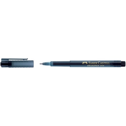 Filzstift Faber-Castell Broadpen 1554 schwarz - 3