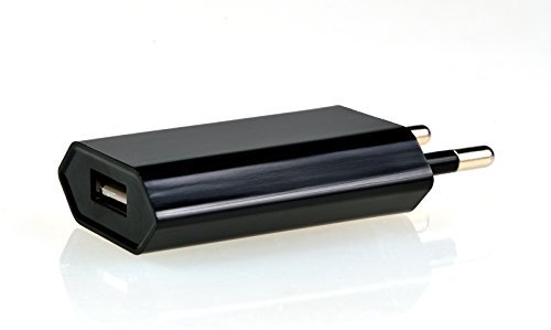 Original iProtect Super 3 in 1 Set schwarz Dockingstation / Ladestation und USB Datenkabel / Ladekabel und Netzteil / Adapter für Apple iPhone 5 5s 5c, iPod Touch 5G, iPod Nano 7G - 3