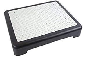 LA A Mobility Aid - STURDY Non Slip Surface Outdoor / Indoor Half Door Step with wide base