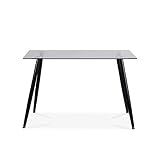 La mesa de comedor fija Suecia, es una mesa rectangular de comedor muy elegante y resistente, destaca por sus formas simples y funcionales, ideal para comedores industriales o minimalistas.