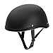 Produktbild Motorcycle Half Helmet for Harley,Open Face Helmets Skull Cap Hat For Chopper Matt Black