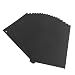 Produktbild Altopbum Scrapbooking Papier Schwarz 26 x 17,5cm, Fotoalbum Innenseiten Kraftpapier Nachfüllseiten für Scrapbook Album Groß 27,3 x 21cm, 20pcs