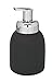 Produktbild WENKO 20088100 Schaumspender Bottle Black - Soft-Touch Beschichtung, Fassungsvermögen 0.4 L, Soft-Touch Keramik, 8.5 x 16 x 8.5 cm, Schwarz