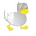 Mungai Mirrors 15cm Duck Acrylic Mirror