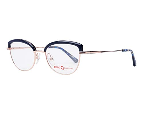 Preisvergleich Produktbild Etnia Barcelona Brille (CARCASSONNE BLPK) Metall - Acetate Kunststoff roségold - blau