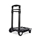 Produktbild HXXL Tragbarer Handwagen, 2 runde zusammenklappbare Mini-Aluminium-Trolley-Gepäckwagen, Pull Truck Trailer, Climb Stair Car, Schwarz