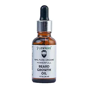 Ummees Naturals Beard Growth Oil for Men 100% Natural No Chemical Ingredients