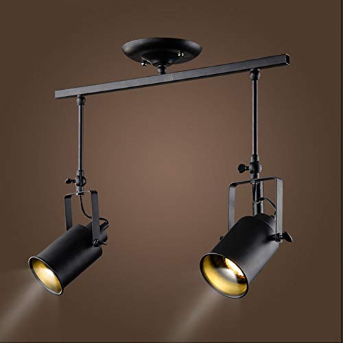 Preisvergleich Produktbild BYJUM Retro Industrielles Schmiedeeisen Downlight Scheinwerfer Bar Bekleidungsgeschäft Restaurant Dekorative Beleuchtung,2Lights