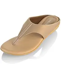 Footsoul Women's Vitara Slippers (Beige) (FSL-163)