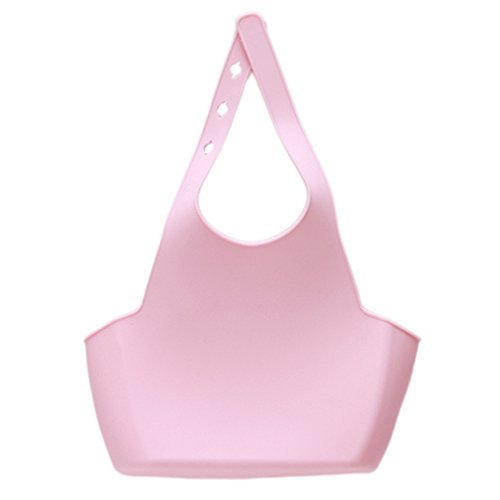HENGSONG Hängende Aufbewahrungsbox Rack Korb Schwamm Wasche Tuch Toilettenseife Regal Organizer Küche Badezimmer Gadgets Spüle Storage Korb (Rosa) - 4