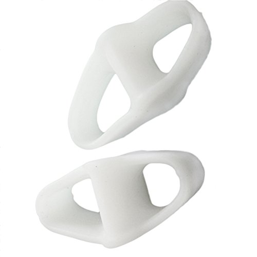 1 Pair Little Toes Separator Valgus Corrector Straightener Orthosis Toe Protectors for Bunions Treatment