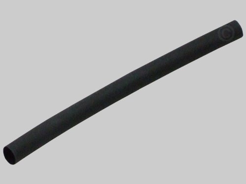 Preisvergleich Produktbild TomTrend Schrumpfschlauch schwarz 1,0 mm, Meterware