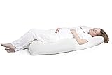 Schwangerschaftskissen, Seitenschläferkissen mit Öko-Tex Standard 100 – ergonomisch geformt – stützt Rücken und Bauch - 6