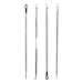 Imported 4pcs Stainless Steel Blackhead Pimple Blemish Extractor Remover Tool...-13013765MG RS.240.00
