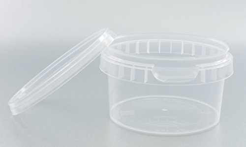 20x Universal Kunststoff Dose mit Deckel Industriestandard Rund Ø 95mm, Fassungsvermögen 240ml - 5