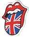 Produktbild Sew on Patch Iron on Lips &UK Stones Tongue Rock Roll &Pins