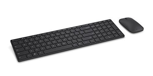 Microsoft - Designer Bluetooth Desktop - Ensemble clavier et souris Bluetooth, compatible Windows, macOS, Android (Clavier AZERTY français) - Noir (7N9-00007)