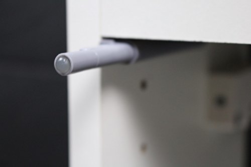 Galdem Bad-Set CUBE Gäste WC Set Gästebad Badmöbel Waschbecken Unterschrank Keramikwaschbecken Waschtisch Spiegel Beleuchtung Softclose Weiß Hochglanz - 7