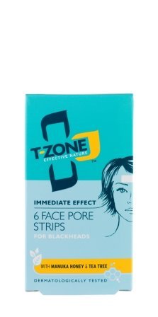 T-zone face pore strips (6 strips)