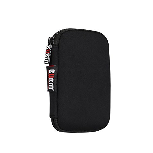 BUBM Soft Mini Tasche Aufwahrungstasche mit 9 Kapazität für USB Drive Shuttle (Schwarz) - 4
