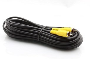 Cabling Kabel Video Cinch M/M – 10 m – Cable Video Composite RCA zur Verbindung Alle Quellen Video mit Anschlüsse RCA Composite 75 Ohm.