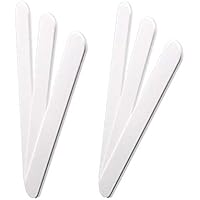 Kosmetik-Spatel Aus Acrylglas 15 Cm - 10 Stück, Transparent, Zum Hygienischen Cremes-Entnehmen Aus Dosen & Tiegeln
