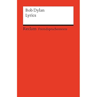 Lyrics (Reclams Universal-Bibliothek, Band 19741) Lyrics (Reclams Universal-Bibliothek, Band 19741)