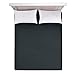 Produktbild Spannbettlaken 160x 200 cm DOPPELPACK, 2 von 100% Atmungsaktiv von Natur Baumwolle NICHT JERSEY Bettlaken 160 x 200 mit Rundumgummi, Steghöhe 22 cm, Schwarz