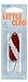 Produktbild ACME Little Cleo Fishing Terminal Tackle, rot weiß Nickel