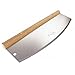 Produktbild Pizza Tools® Pizzaschneider - Profi Pizzamesser effektiver als Pizzaroller | Premium Wiegemesser aus Edelstahl 35cm mit Holzgriff | Schnelles und gleichmäßiges Schneiden