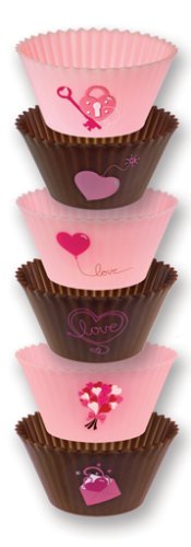 Preisvergleich Produktbild Tovolo Spatulart Cupcake Molds - Hearts by Tovolo