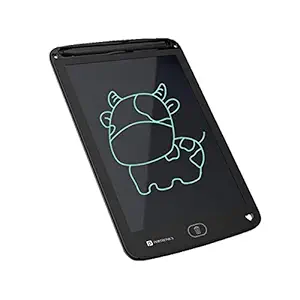 Portronics Ruffpad 8.5E Re-Writable LCD Writing Pad with Screen 21.5cm (8.5-inch) for Drawing, Playing, Handwriting Gifts for Kids & Adults(Black)