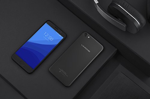 UMIDIGI G 4G Smartphone 5 pollici Android 7.0, Dual SIM Cellulare, 2GB RAM + 16 GB ROM, Nuovo Design Metallico, Scanner di impronte digitale con sblocco in 0.1 s, Fotocamere 2MP/8 MP, Nero