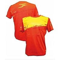 Camiseta hombre Ferrari firma Scudetto rojo/amarillo talla XXL
