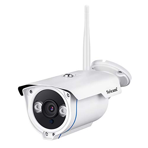 Sricam SP007 Telecamera di Sorveglianza Senza Fili WiFi 1080P IP66 Impermeabile Visione Notturna Rilevazione di Movimento Filtro IR Rilevamento del Movimento Allarme Email Videosorveglianza Camera
