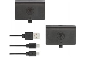 Snakebyte Xbox One BATTERY KIT - Nero - 2 Batterie Ricaricabili da 800 mAh, Compatibili con TWIN CHARGE X e Tutti i Gamepad Xbox One, Incl. Cavo di Ricarica Micro USB da 2m