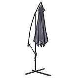 Bentley Garden 3M Hanging Banana Patio Garden Umbrella Parasol Bentley Garden 3M Hanging Banana Patio Garden Umbrella Parasol