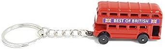 London Red Bus Die Cast Mini 3D Key Holder Key rings Keychain by London Heritage