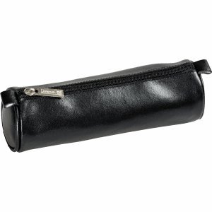 Preisvergleich Produktbild Brunnen 5 x Schlamper-Etui Leder 7x24cm schwarz