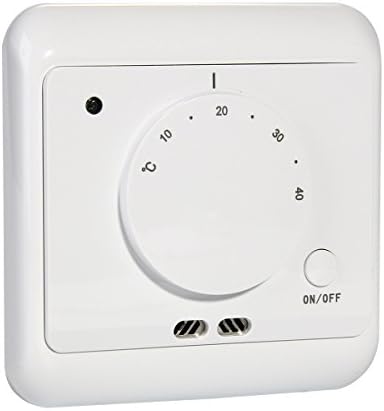 Efikeco Room Heating Thermostat, Mechanical Electronic Thermocouple, Temperature Controller 5℃to 40℃