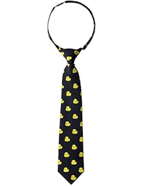 Retreez Classic Gummi Ente gewebte Mikrofaser Epoint Boy 's Tie–verschiedenen Farben