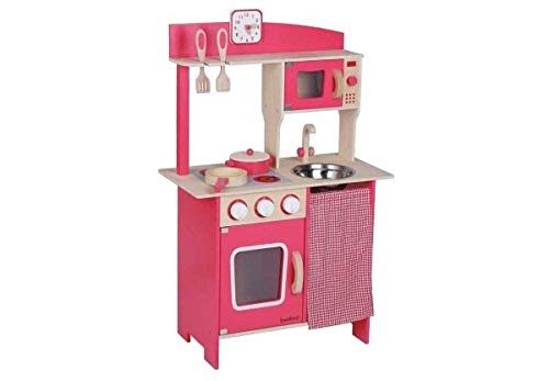 VEDES Großhandel GmbH - Ware Beeboo Cucina in Legno Rosso, con Accessori