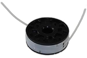 GARTENTEILE Bobina de doble hilo apta para desbrozadora eléctrica Mac Allister MGT 430 y GT 2826, bobina de hilo de repuesto