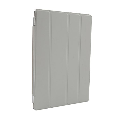 Besmall Neu Ultra Slim Edles iPad 2 3 4 Hülle – Smart Cover Leder Case Schutz Hülle Tasche + Back Case – inkl. Displayschutzfolie Reinigungstuch Stift mit Multi Ständer Auto Sleep Wake (iPad 2/3/4, Farbe:Weiß) - 5