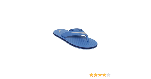 nike slippers blue colour