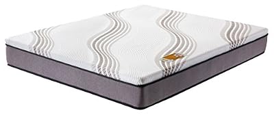 sensoreve Matelas Essem - Double Technologie : Ressorts Ensachés + Mousse Haute Densité 35kg/m3-160 x 200cm - 25cm épaisseur Totale - Indépendance de Couchage - Soutien Tonique et Durable - Livraison Offerte