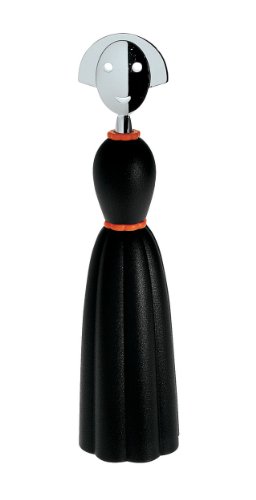 A di Alessi Anna Pepper Pepper Mill, Black, (AAM04 B)