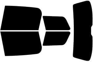 TINTCOM Pellicola Oscurante Vetri Auto Pre-Tagliata per-Mini Countryman 5-Porte 2017-... Vetri Posteriori & Lunotto (05% Super Nero)