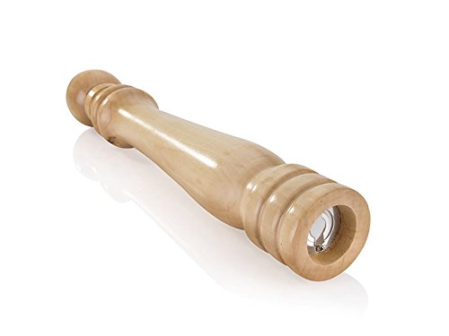 Oramics Pfeffermühle Holz in Naturfarben – Höhe: ca. 40 cm – Keramikmahlwerk Gewürzmühle - 2